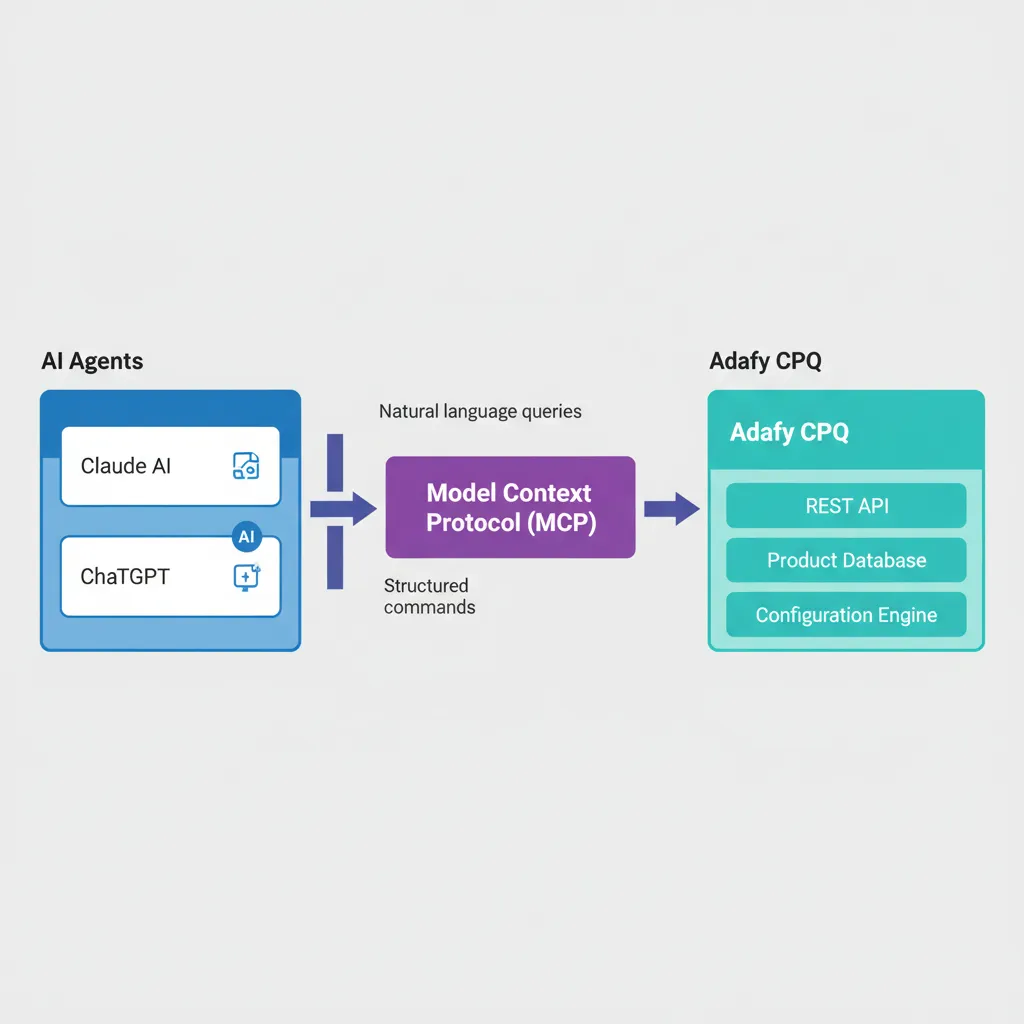 MCP Server arkkitehtuuri - yhdistää AI-agentit Adafy CPQ:hun