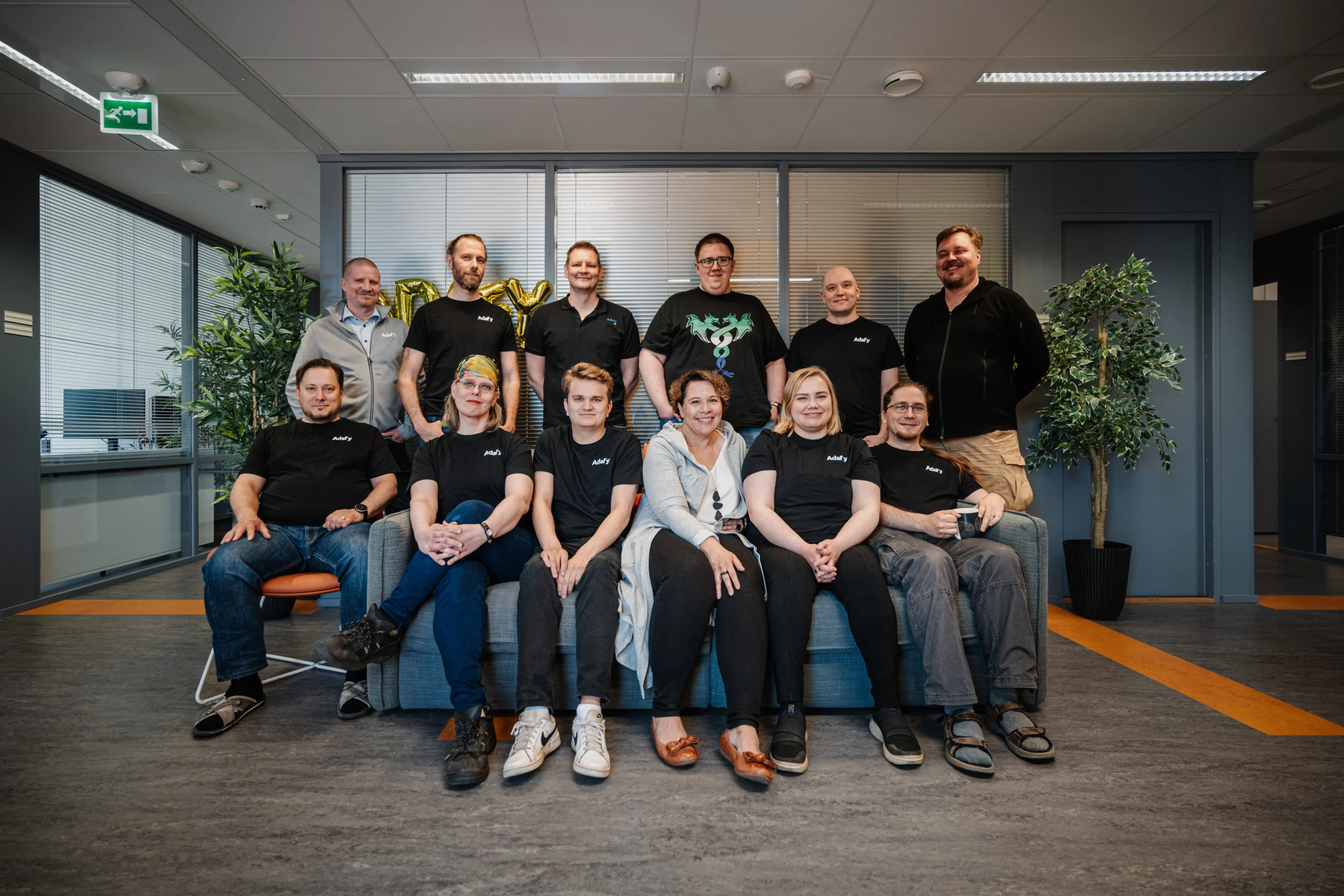 Adafy tiimi - tekoäly tuotekonfiguraattori kehittäjät
